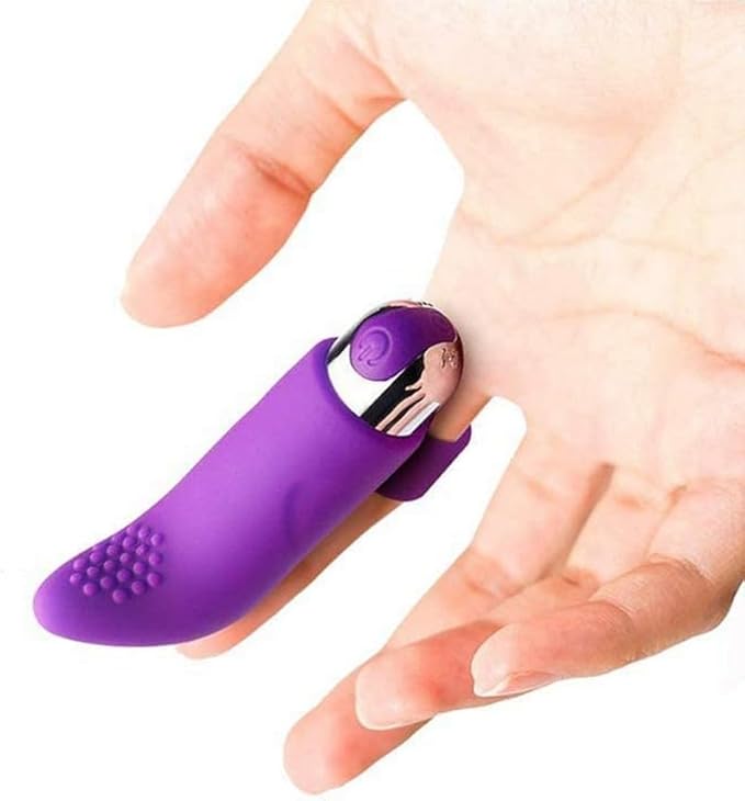 Rechargeable Mini Bullet with 10 Modes – Waterproof Pocket Vibrator, Women’s Sex Toy, Finger Sleeve, BDSM, Rubber Dildo for Masturbation
