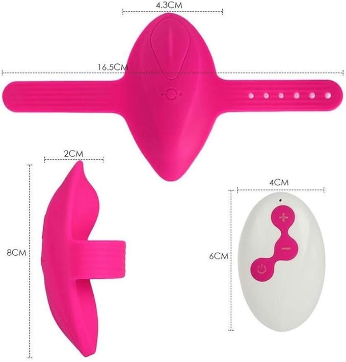 Wireless Remote Control Vibrator for Women – G-Spot & Clitoral Stimulating Love Balls (Color: Rose)